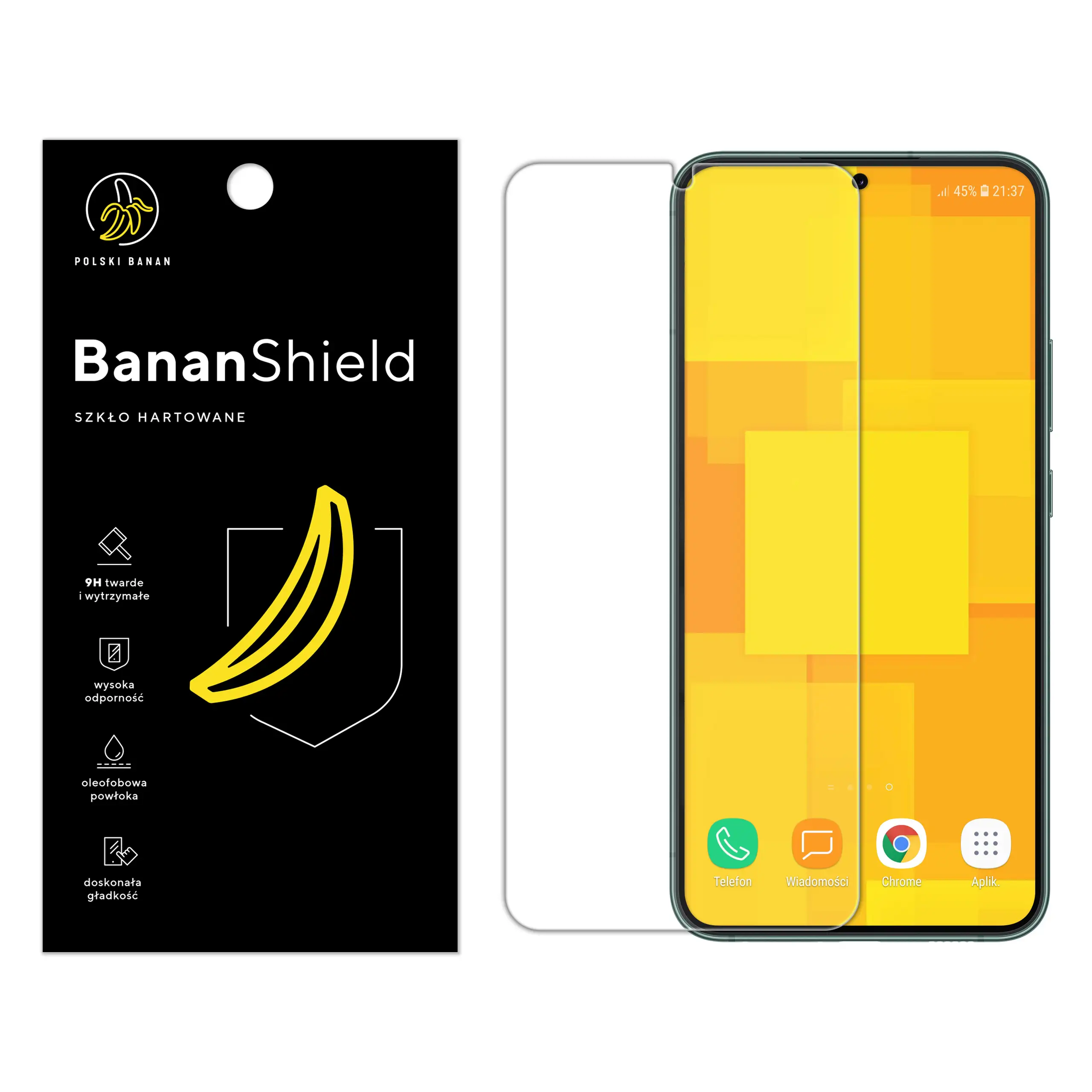 Szkło hartowane Polski Banan BananShield do Samsung Galaxy S22 Plus
